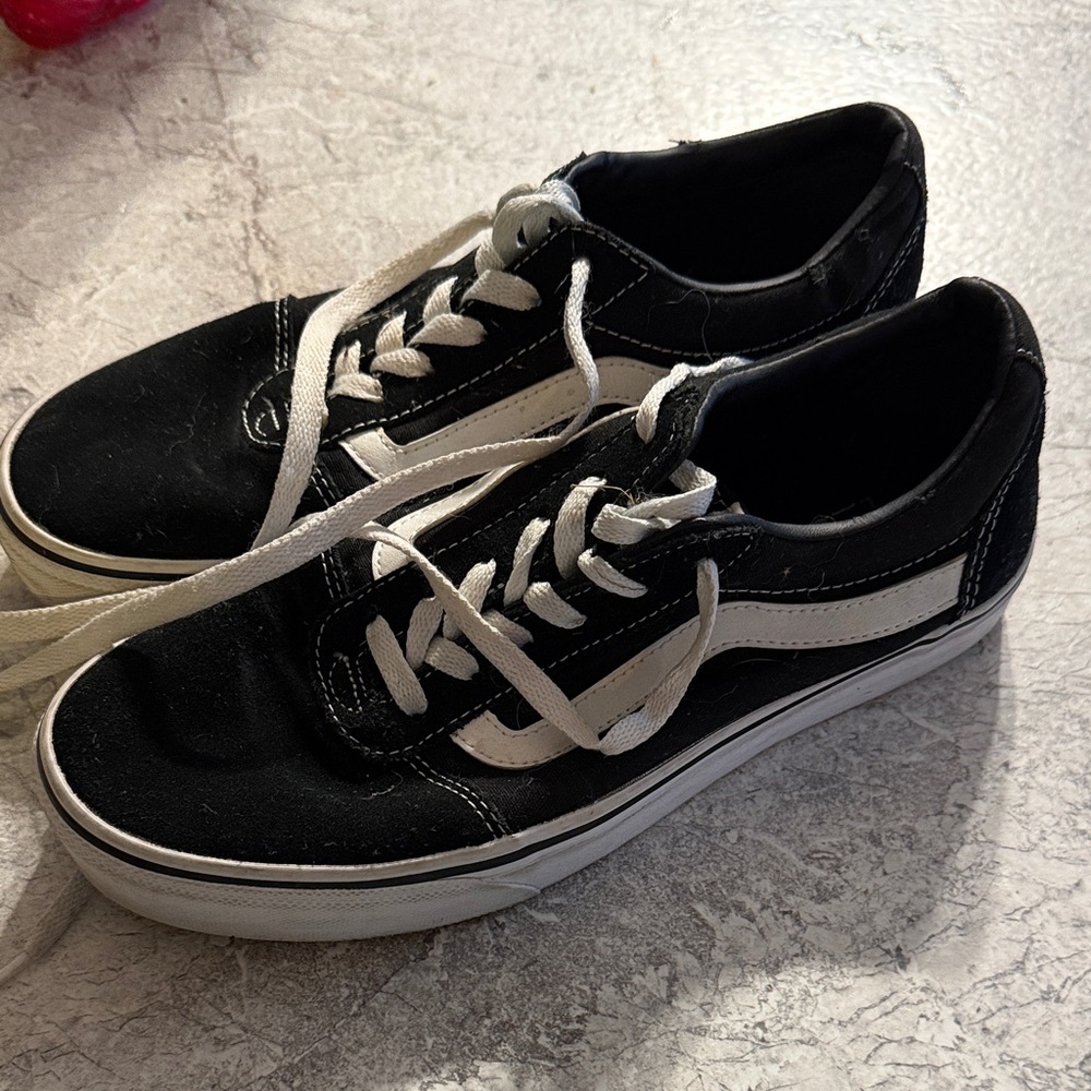 Vans Black and White Sneakers